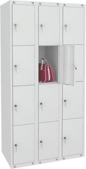 Шкаф металлический для сумок МеталСити ШР-312(400) в ШефСтор (chefstore.ru)